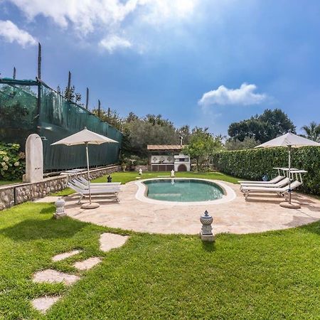 Villa Mimosa Rustic Elegance Views & Pool Massa Lubrense Eksteriør bilde