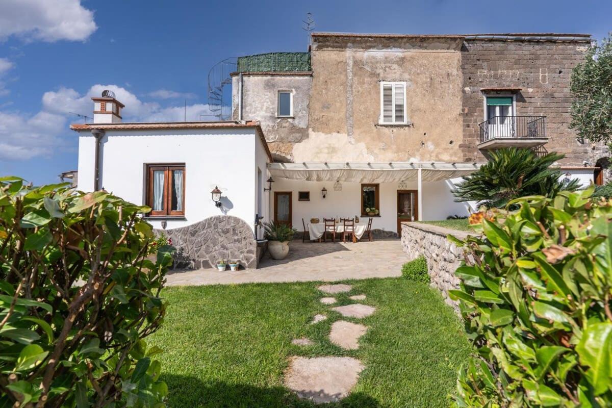 Villa Mimosa Rustic Elegance Views & Pool Massa Lubrense Eksteriør bilde