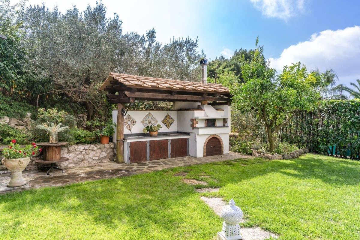 Villa Mimosa Rustic Elegance Views & Pool Massa Lubrense Eksteriør bilde