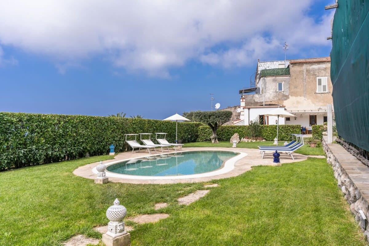 Villa Mimosa Rustic Elegance Views & Pool Massa Lubrense Eksteriør bilde