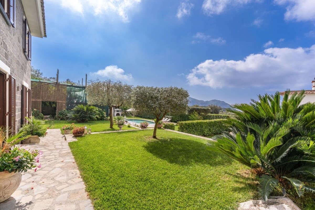 Villa Mimosa Rustic Elegance Views & Pool Massa Lubrense Eksteriør bilde